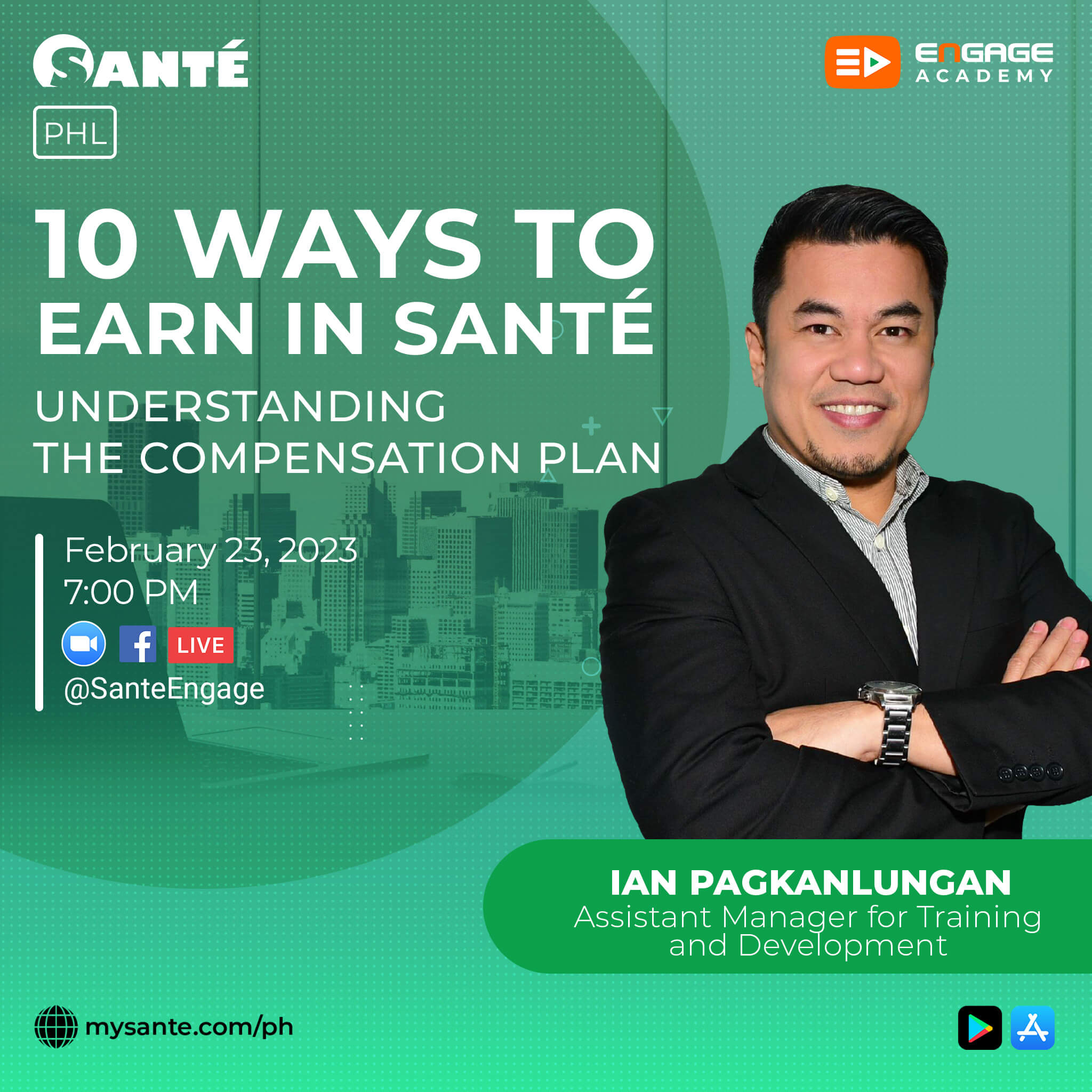 10 WAYS TO EARN IN SANTE - Santé PH Store